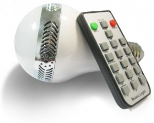 LED E27 - Bulb 10W RGB/WW Bluetooth Speaker